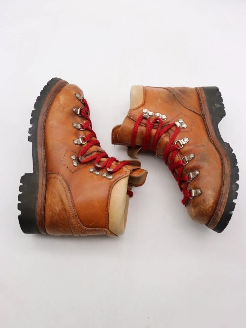Vintage Unbranded Hiking Men's Size 6 D Mountaineer Boot Brown Leather USA